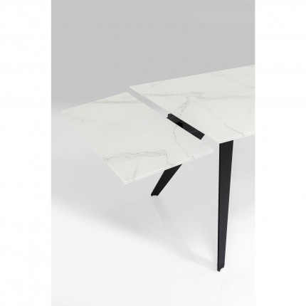 Table Amsterdam Marble 160(+40+40)x90cm Kare Design