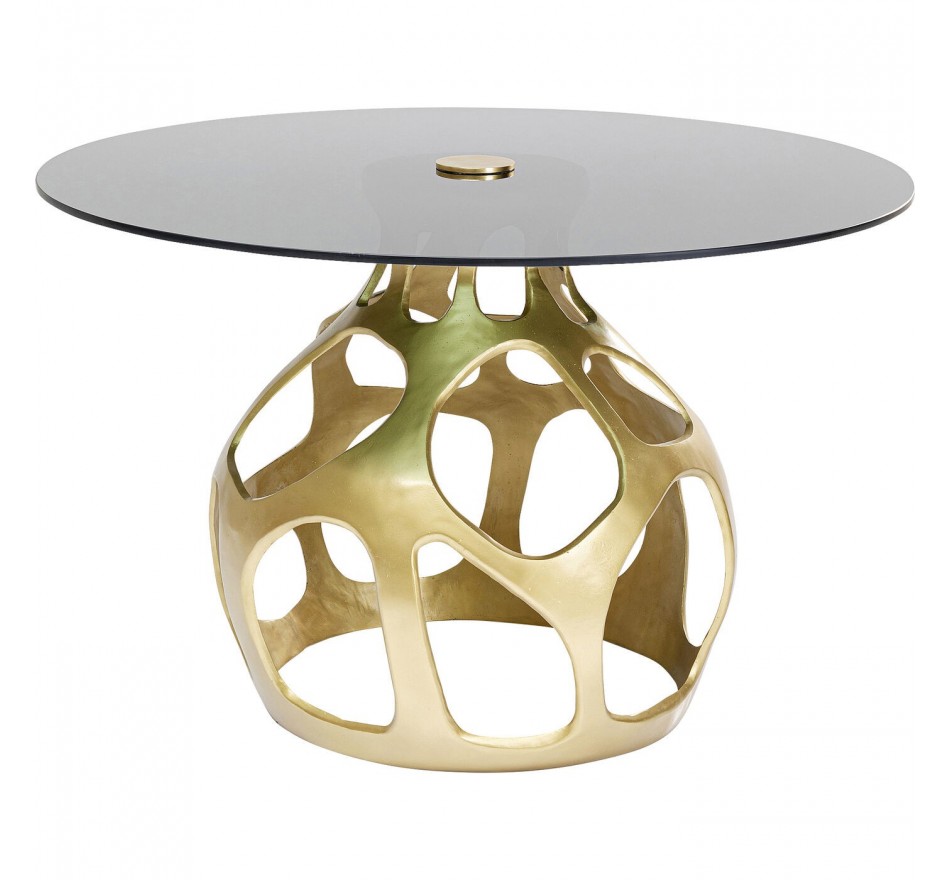 Eettafel Volcano Ø120cm goud Kare Design