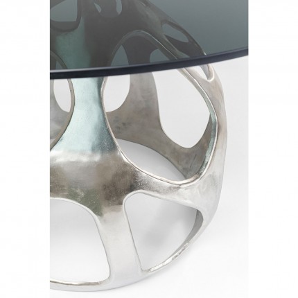 Table Volcano Silver 120cm Kare Design