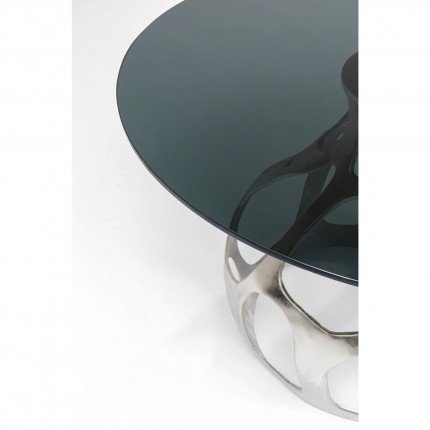 Table Volcano Silver 120cm Kare Design