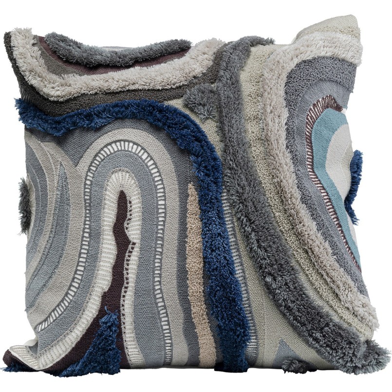Coussin Lava gris 45x45cm Kare Design
