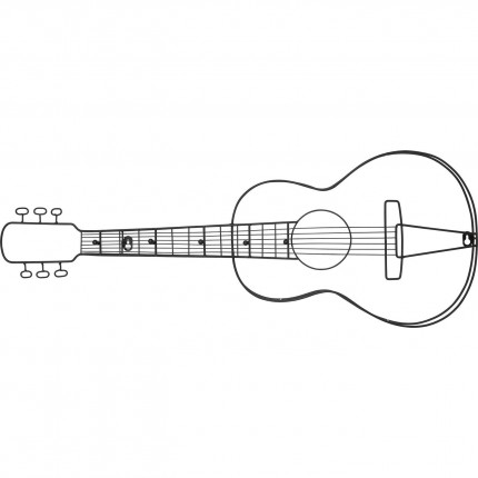 Wall Wardrobe Guitar 81cm Kare Design