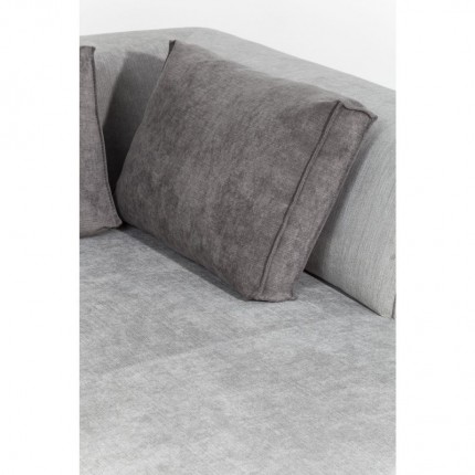 Corner Sofa Infinity Vegas right Grey 337cm Kare Design