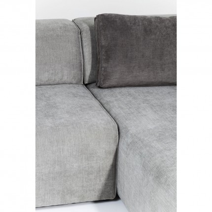 Canapé Infinity Antique Ottoman gauche gris Kare Design