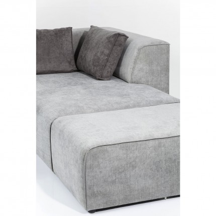 Sofa Infinity Ottomane Grey Left Kare Design