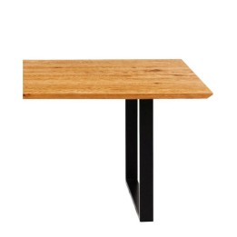 Table Symphony chêne noire 160x80cm Kare Design