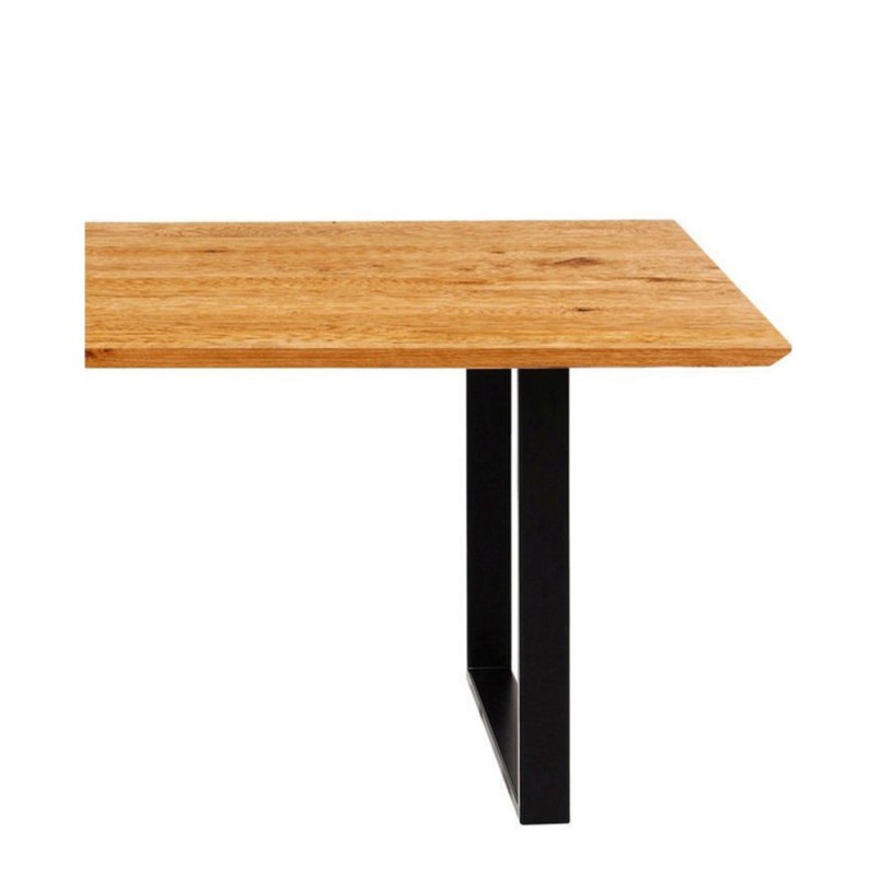 Table Symphony chêne noire 160x80cm Kare Design