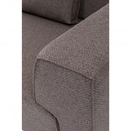 Corner Sofa Infinity Dolce Brown Left Kare Design
