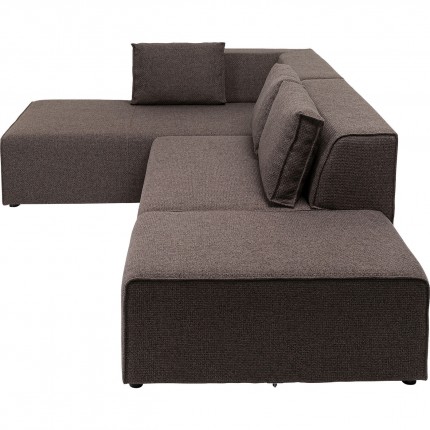 Corner Sofa Infinity Dolce Brown Left Kare Design