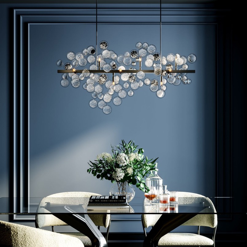 Table Gloria noir 200x100cm