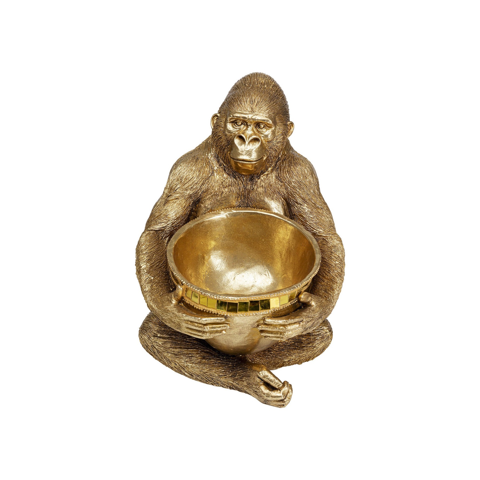 Figurine décorative Holding Bowl doré