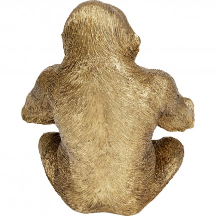 Woonaccessoires gouden gorilla snede Kare Design