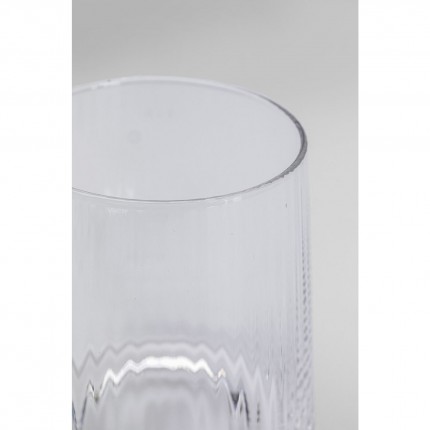 Water Glass Riffle (6/set) Kare Design