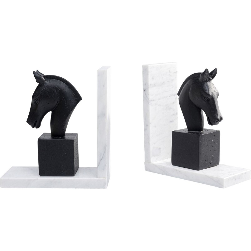Serre-livres chevaux set de 2 Kare Design