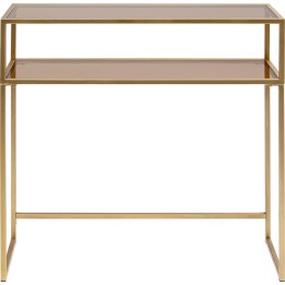 Console Loft dorée 85x80cm Kare Design