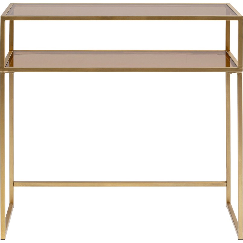 Console Loft dorée 85x80cm Kare Design