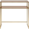 Console Loft doré 85x80cm
