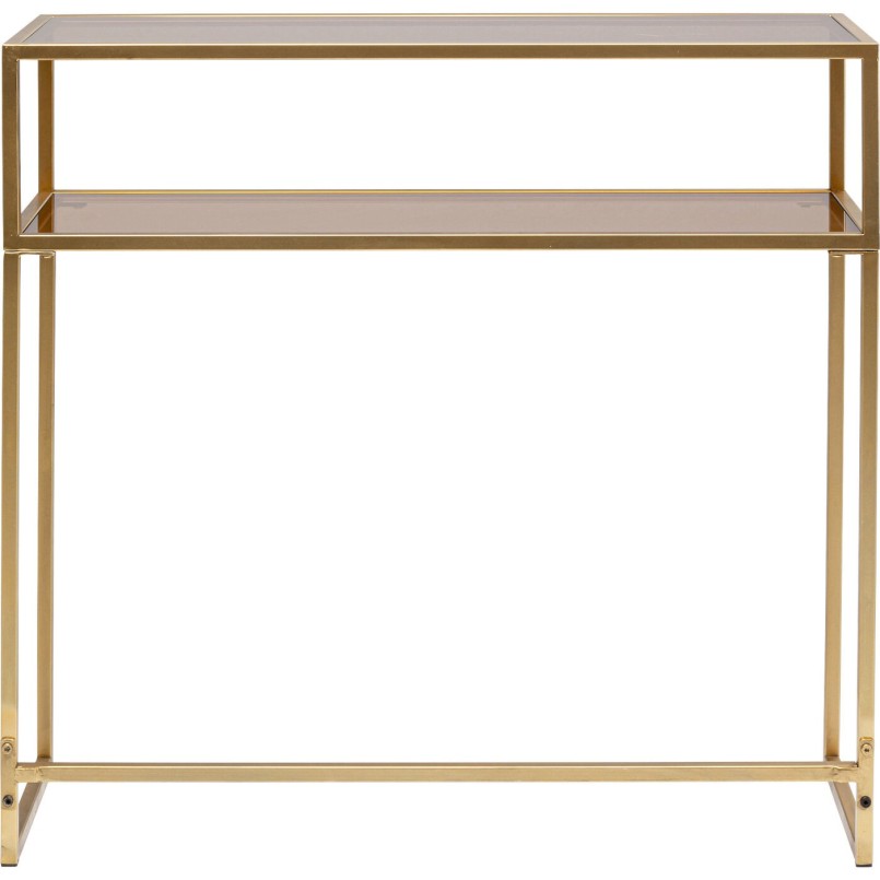 Console Loft dorée 85x80cm Kare Design