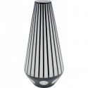 Vase Brillar Cylinder noir et blanc 44cm Kare Design