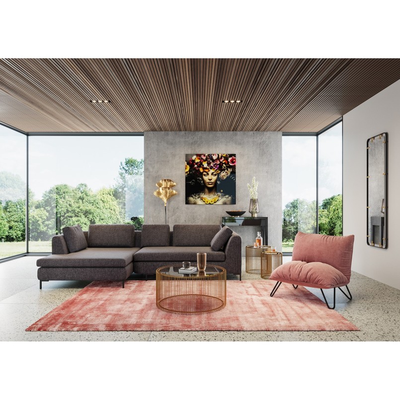 Table basse Wire laiton 80cm Kare Design
