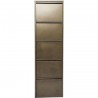 Schoenenkast Caruso bronze 5 laden Kare Design