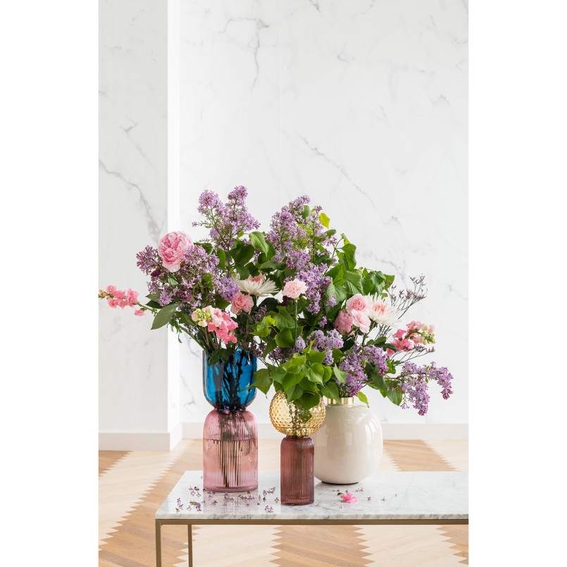Vase Marvelous Duo bleu violet 40cm