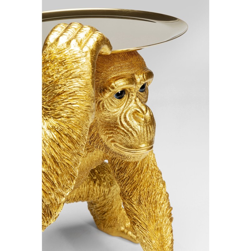 Déco singe porteur doré 52cm Kare Design