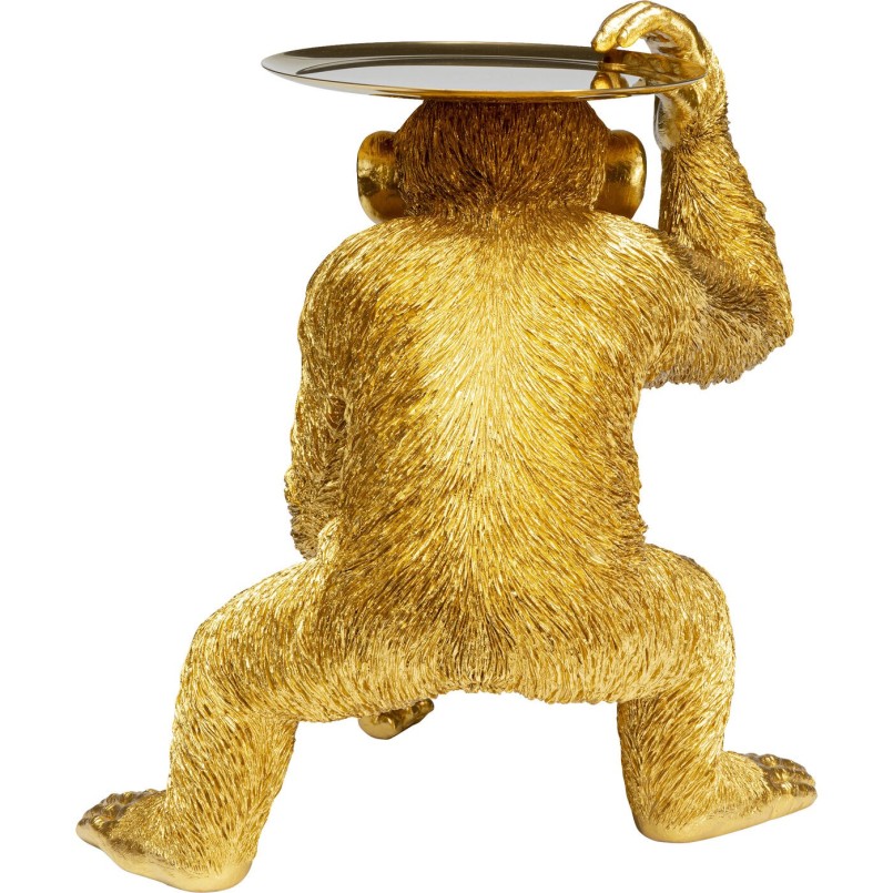 Déco singe porteur doré 52cm Kare Design