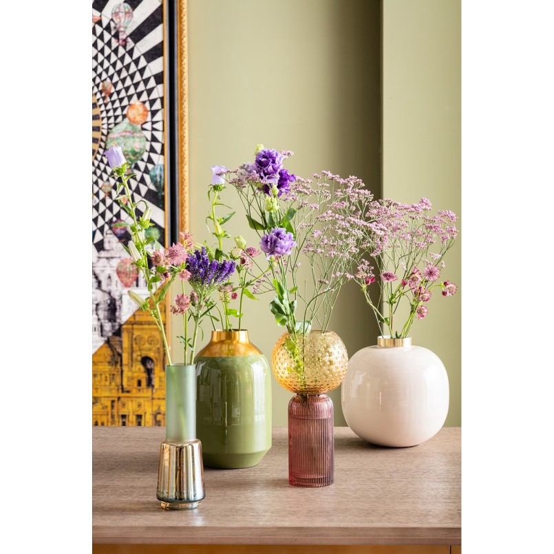 Vase Marvelous Duo jaune violet 31cm