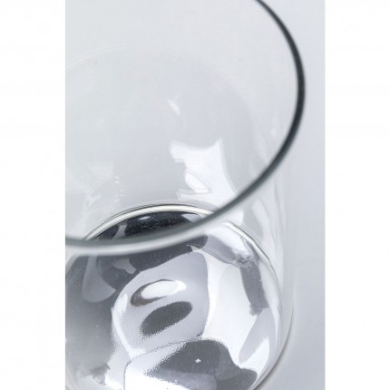 Water Glass Electra silver 15cm (4/set) Kare Design
