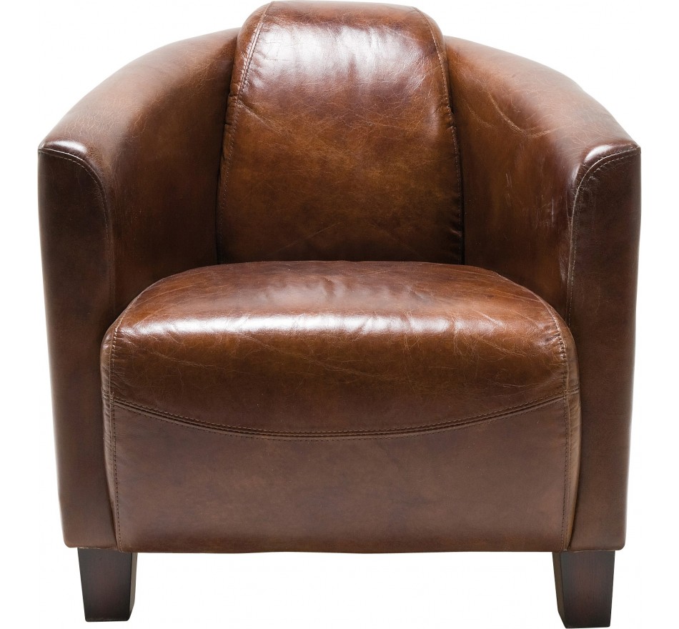 Armchair Cigar Lounge dark brown Kare Design