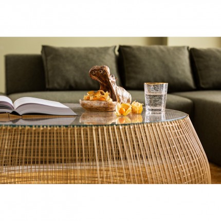 Coupe hippopotame cuivré Kare Design