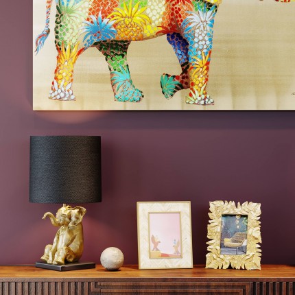 Picture Touched elephant pineapples 120x90cm Kare Design