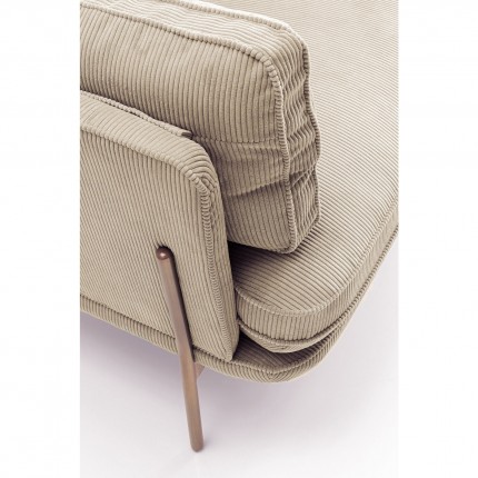 Sofa Shirly 3-Seater taupe Kare Design