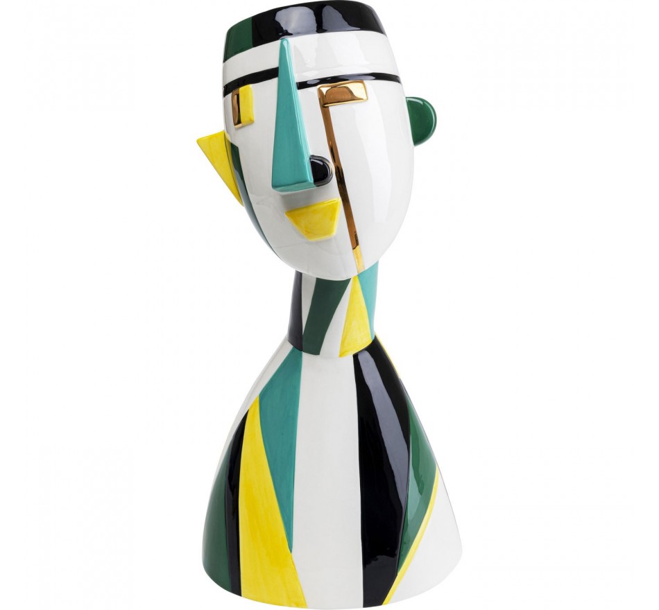 Vase Deco Happy Face 43cm Kare Design