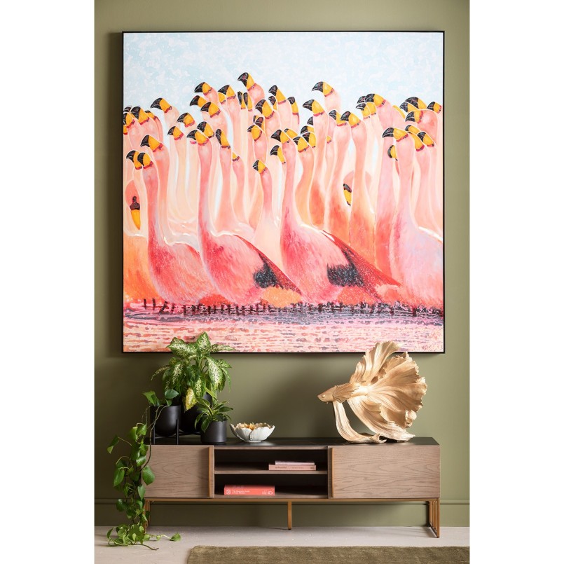 Coupe décorative Flower Bloom crème-doré Ø25