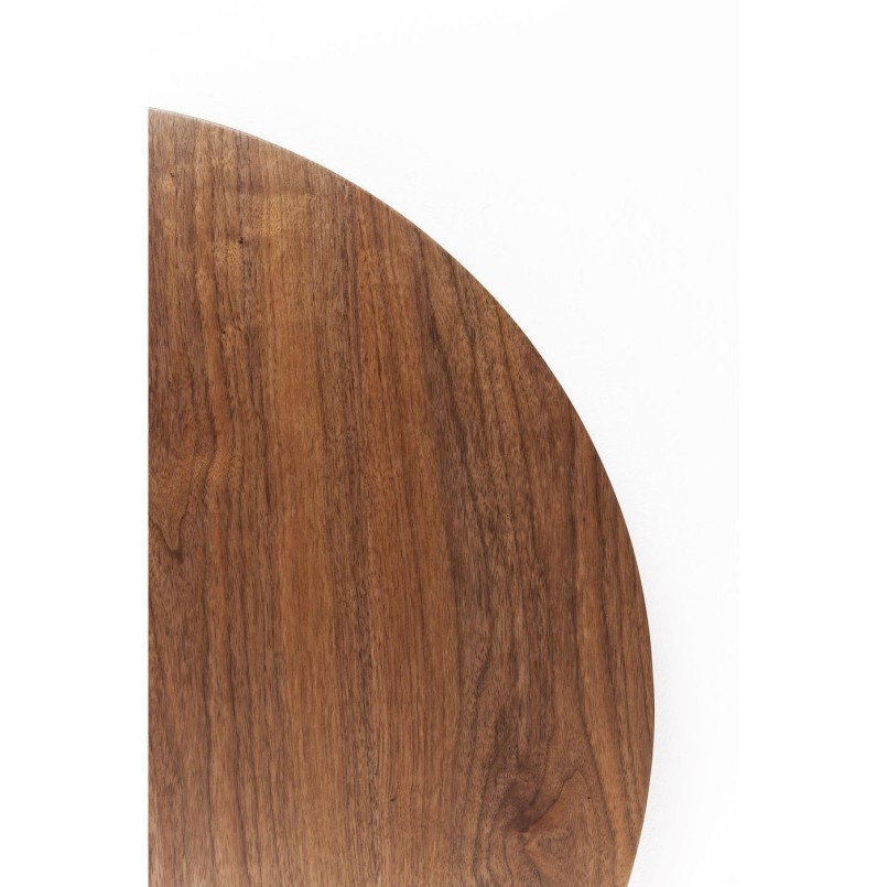 Plateau de table Invitation rond noyer