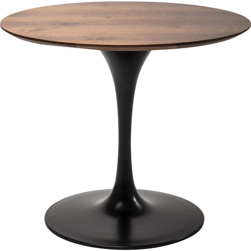 Plateau de table Invitation rond noyer
