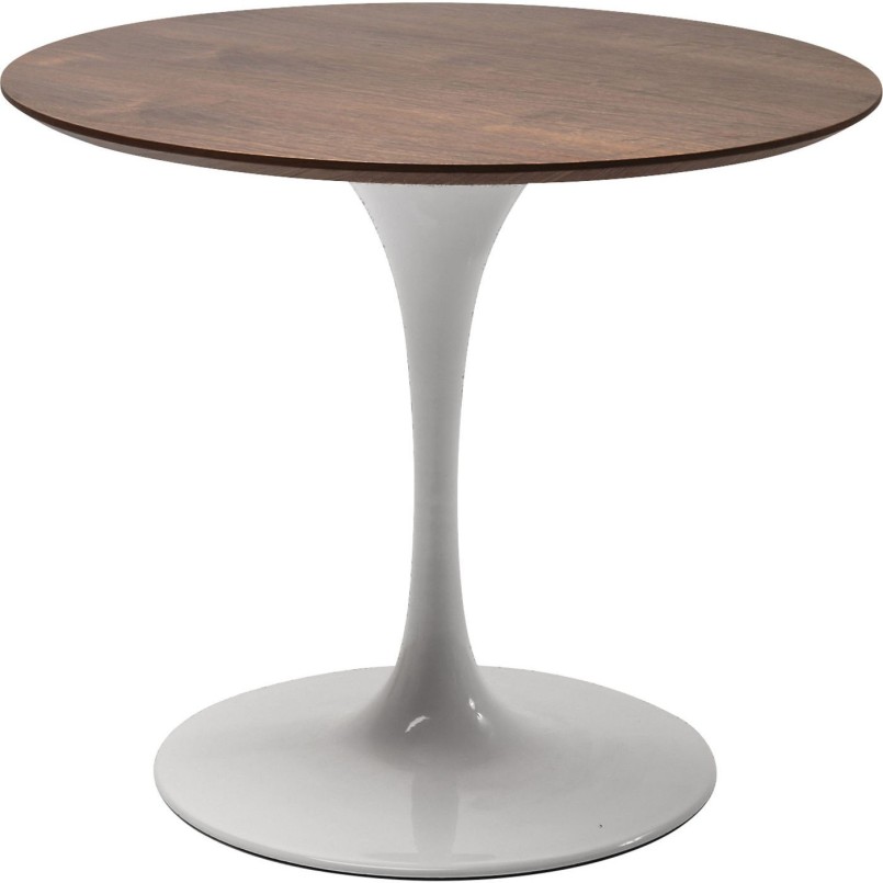 Plateau de table Invitation rond noyer