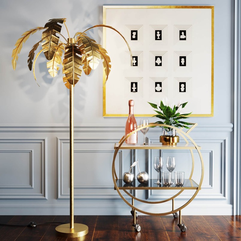 Desserte Loft laiton