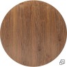 Plateau de table Invitation rond noyer Kare Design