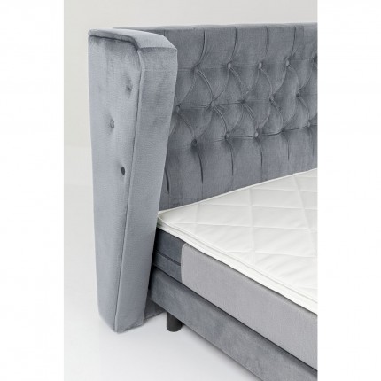 Bed Boxspring Benito Moon Grey Kare Design