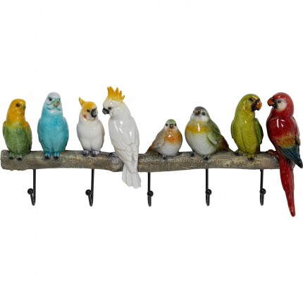Wall Coat Rack Exotic Birds Kare Design