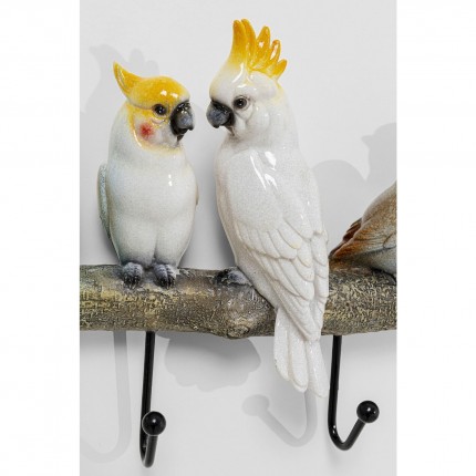 Portemanteau mural oiseaux exotiques Kare Design