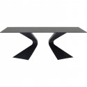 Table Gloria 200x100cm grès noir Kare Design