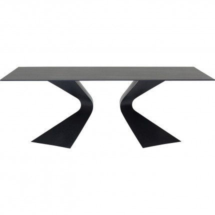 Table Gloria Ceramic noir 200x100cm