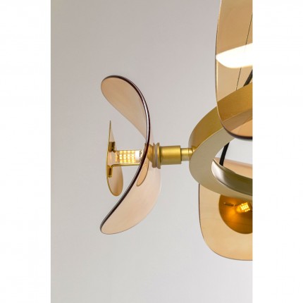 Hanglamp Mariposa Goud 81cm Kare Design