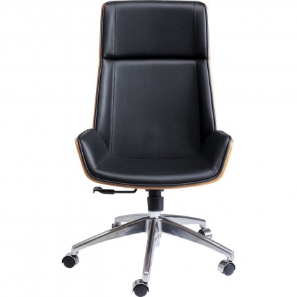 Office Chair Rouven high black Kare Design