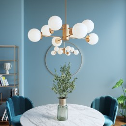 Suspension Heavenly doré 98cm Kare Design