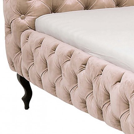 Bed Desire Velvet Ecru Kare Design